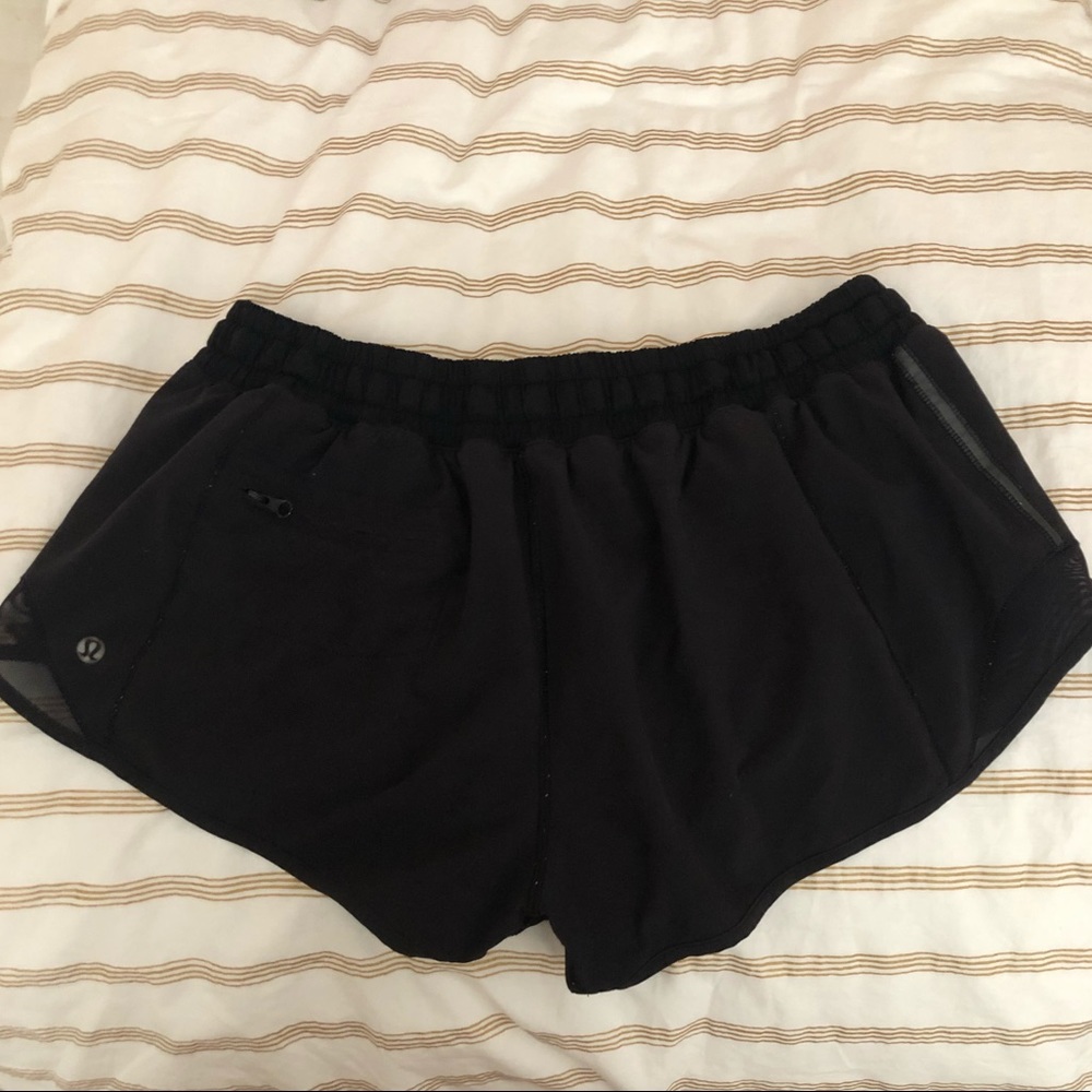 Black lululemon shorts